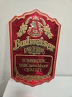Vintage Budweiser King of Beers Tin Sign 25.5" x 15" Bar Man Cave Wall Decor USA