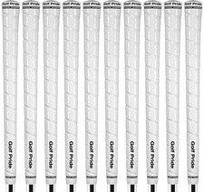 Golf Pride Tour Wrap 2G Golf Grips Midsize White - Set of 10 - High Tack