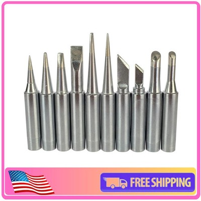 10pcs 900M Series Soldering Iron Tips Replacement for Hakko 936 937 907 Stations