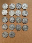 90% Silver Walking Liberty Half Dollars 18 coins