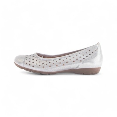 Gabor Women's Cotton Met/Caruso US Size 5.5  / UK 3 Silver