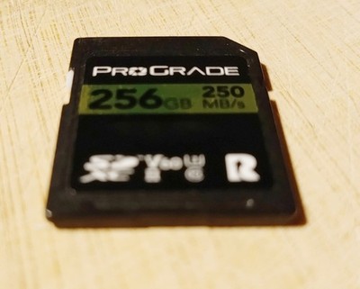 ProGrade Digital SDXC UHS-II 256GB V60 Speicherkarte SD Card