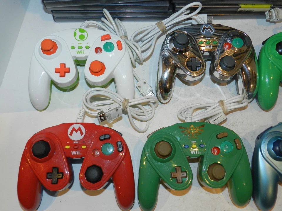 Nintendo Wii/Wii U Controller Wired Fight Pad Super Smash Bros Series - U PICK - Image 2 of 3