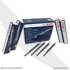 4x BOSCH GLÜHKERZE YE05 Nr.5207 FORD FIESTA FOCUS CITROEN BERLINGO C2-C5 PEUGEOT