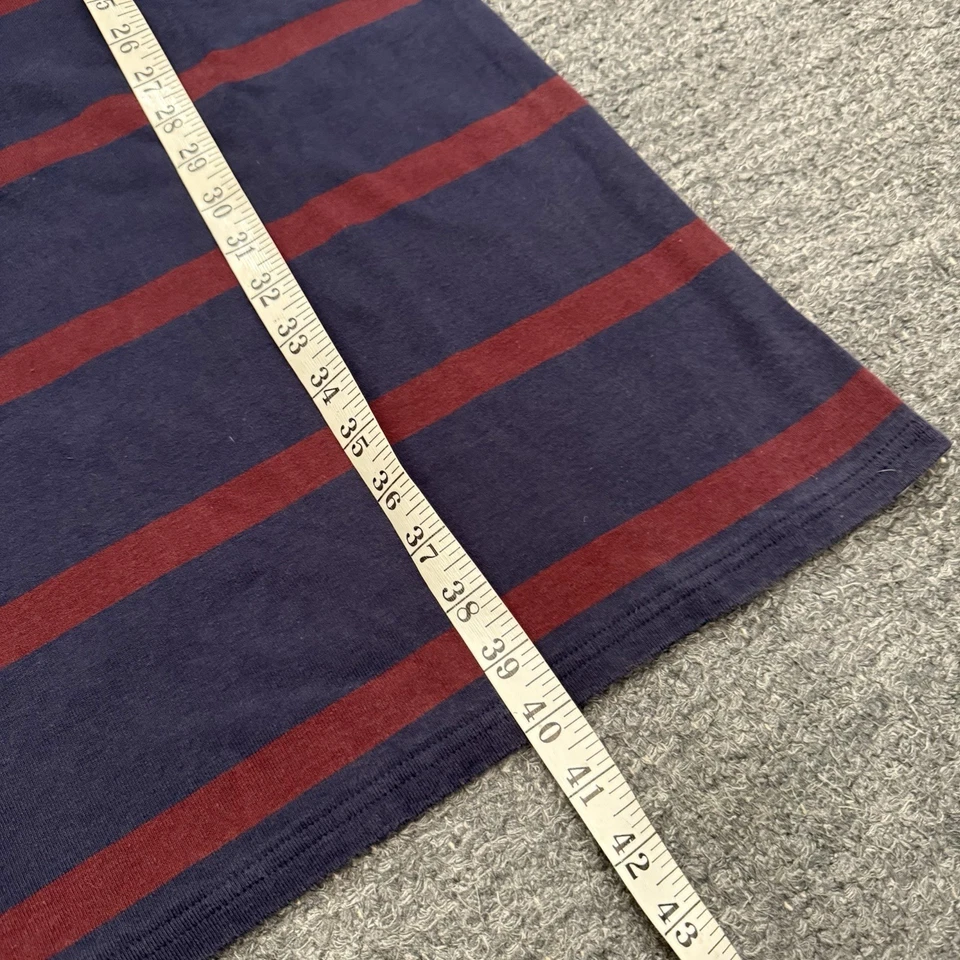 Ralph Lauren Rugby Shirt Dress Women Large Stripe Preppy Old Money Faded 90s Y2K - Image 4 of 4