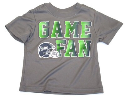 Seattle Seahawks Infant Game Fan T-Shirt 2T  Gray Gerber