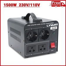 Convertitore di Tensione 1500W Trasformatore 230V⇋110V Step Down/Up Converter Converter