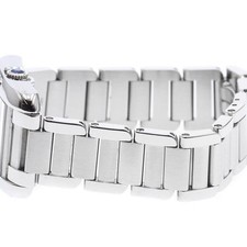 CARTIER TANK ANGLESM SM W5310022 23mm SS Quartz Silver Dial #C391 3