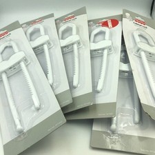 Lot of 20 Cabinet Child Locks White Plastic