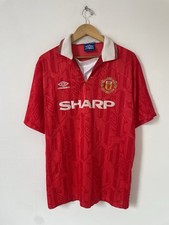 Manchester United 1992/1994 Home Shirt XL Original Authentic