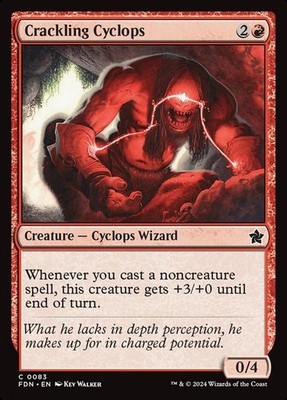 MTG - Crackling Cyclops (83)