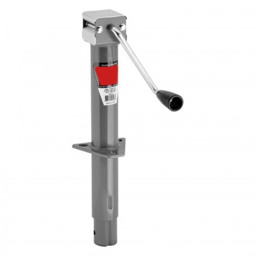 Draw-Tite Trailer Jack | Round | A-Frame | Side Wind | 2000lbs. | Grey