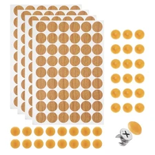 216Pcs Screw Hole Stickers and 200Pcs 11mm Screw Cover Caps, Orange