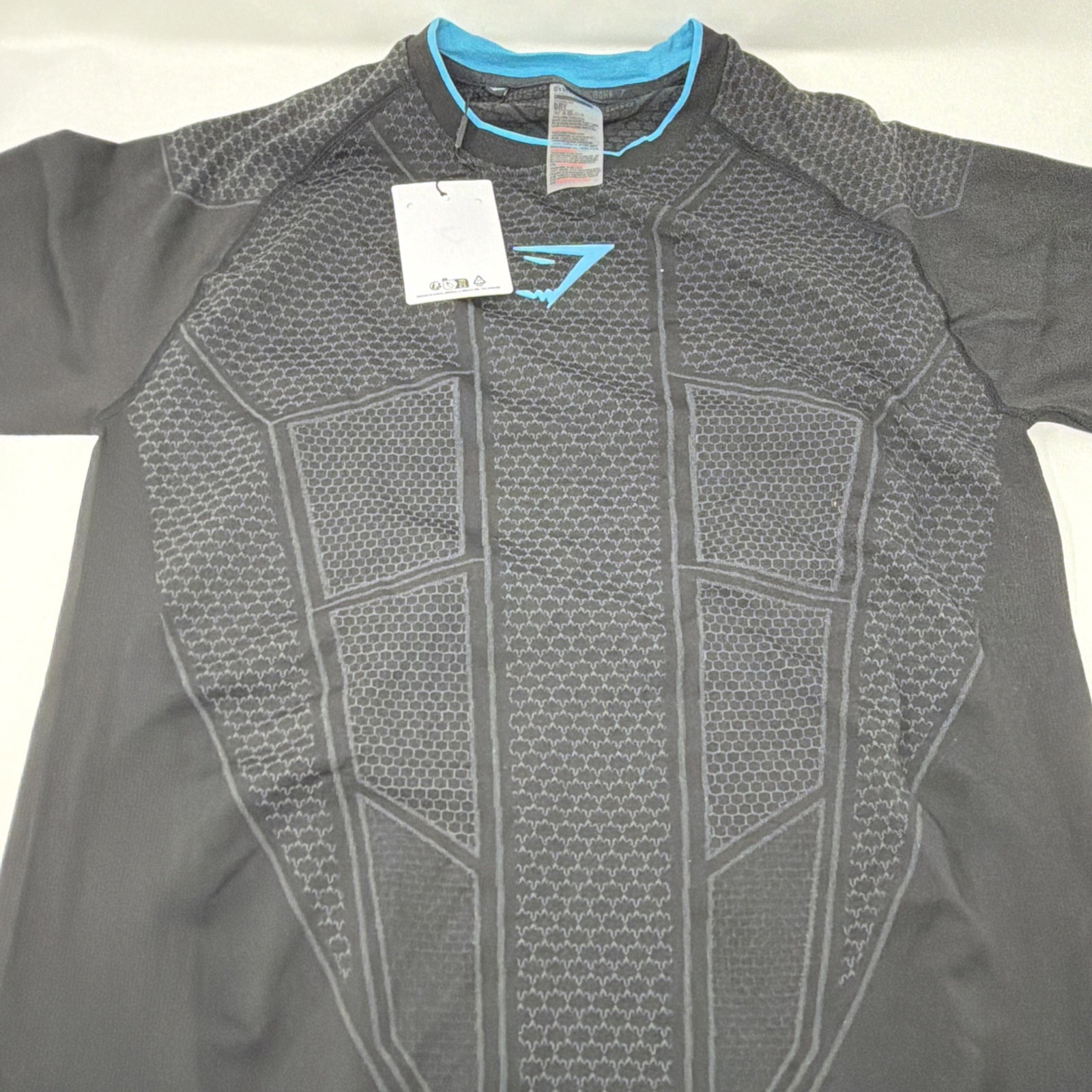 Gymshark Onyx v1 Grey/Blue Large