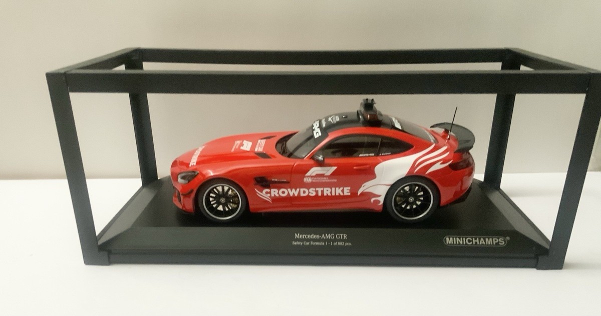 1/18 2021 MERCEDES BENZ AMG GTR Crowdstrike Safety Car Formula 1