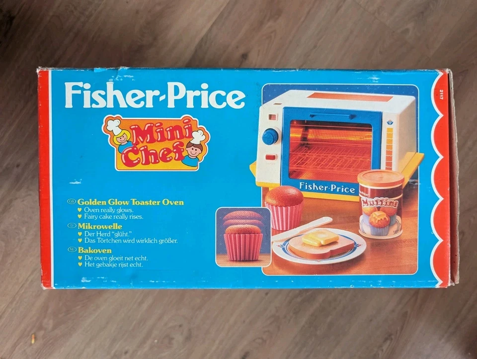 Fisher Price Mini Chef Microwave / Toaster Oven No. 2117 Unopened in Original Box - Image 3 of 4