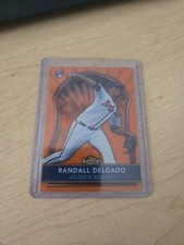 2011 Topps Finest - Randall Delgado #62 Orange Refractor /99 (RC) Braves Rookie