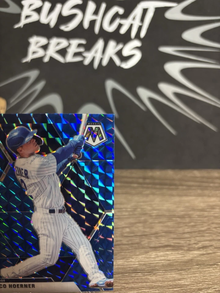 Nico Hoerner Rc Blue Mosaic 04/99 No.17 Panini Chicago Cubs - Image 3 of 4