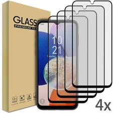 4 PACK For Samsung Galaxy A14 A16 A26 A36 A56-5G Tempered Glass Screen Protector