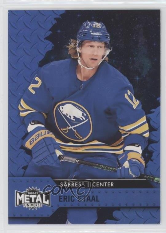 2020-21 Skybox Metal Universe Blue Spectrum Eric Staal #84 0w8
