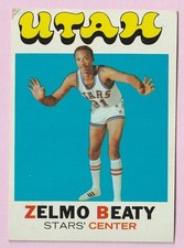 1971-72 Topps Basketball Card #165 Zelmo Beaty Utah Stars Rookie RC *8E. rookie card picture