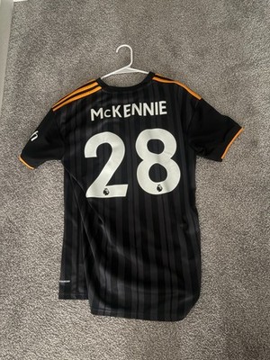 Adidas Men s Large Leeds United 22/23 Third Kit Jersey #28 McKennie USMNT used