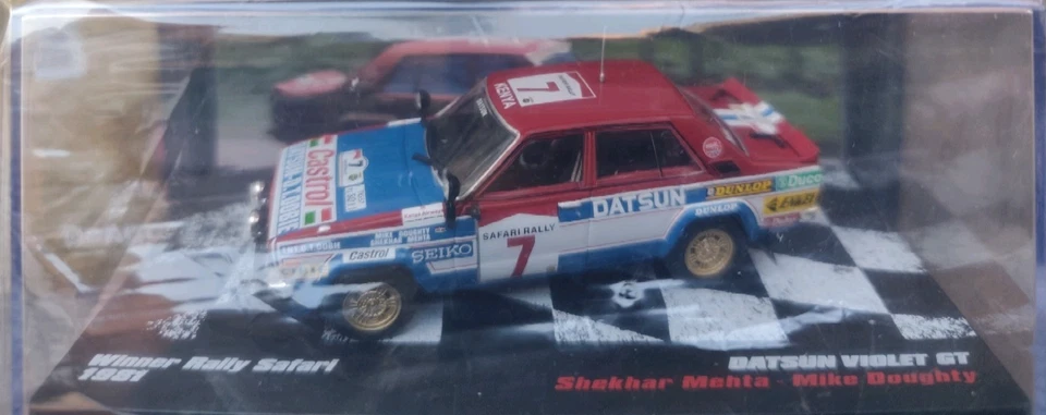 DATSUN VIOLET GT SAFARI RALLY 1981 LE LEGGENDE DEI RALLY N.#24 1:43 - Immagine 2 di 4