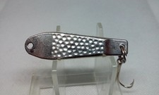 VINTAGE HOPKINS Style Silver Stainless 2 1/4" Jigging Spoon Fishing 1/2oz Lure