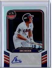 2026 Stars And Stripes Baseball Autograph Eric Becker 87/149 Prizm