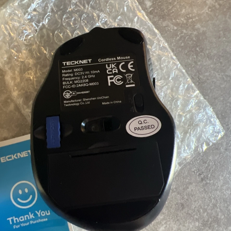 TECKNET Wireless Mouse 2.4G Ergonomic Optical Mouse Computer Mouse for Laptop... - Image 4 of 4