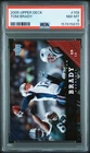 2005 UPPER DECK #109 TOM BRADY PSA 8