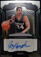 2024-25 Panini Prizm Jay Humphries Penmanship Auto #PNM-JHB Bucks