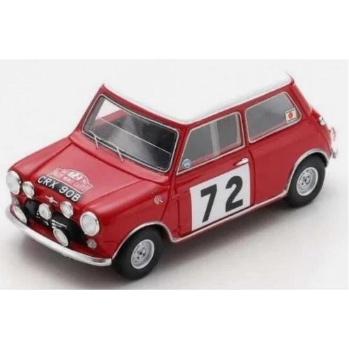 1:43 SPARK Morris Mini Cooper S #72 Rally Montecarlo 1965 D.J.Morley G.E.Morley - Immagine 2 di 2