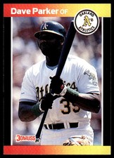 Dave Parker 1989 Donruss #150 Athletics MLB READ FREE SHIPPING AutographDen