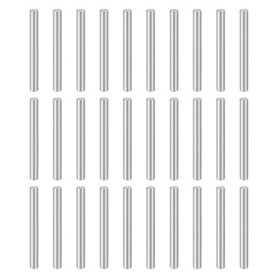 55pcs Dowel Pins M4 x 40mm 304 Stainless Steel Shelf Support Peg Pin Rod