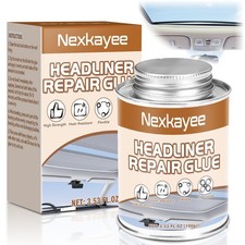 Headliner Repair Glue 100ml, Flexible Upholstery Glue for Cars, with Brush, S...