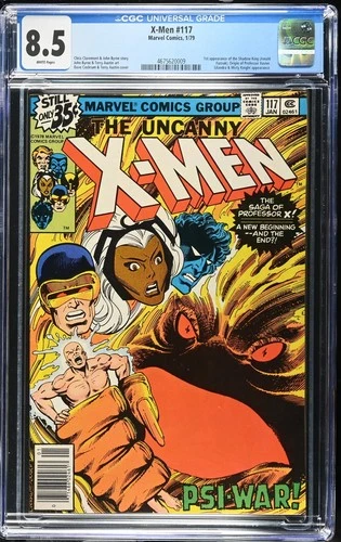 X-Men 117 (1979) CGC Graded  8.5, 1st Shadow King Appearance, Newsstand