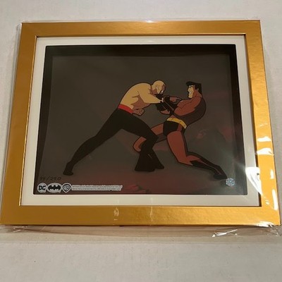 Batman and Kyodai Ken Animated Series Animation Cel Ultra Rare Gold Pop Art /250