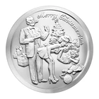 Rare 2015 Silver Shield 1 oz .999 Silver Round  ~ Merry Consumerism ~ w/ Capsule