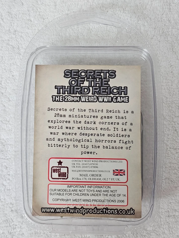 West Wind SOTR Wild Bill Donovan Hero 28mm Metal Mini NIB Weird WWII - Image 3 of 4