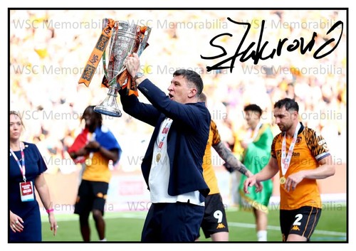 12634. Sergej Jakirovic Signed Pictures (A4 Prints) Hull City