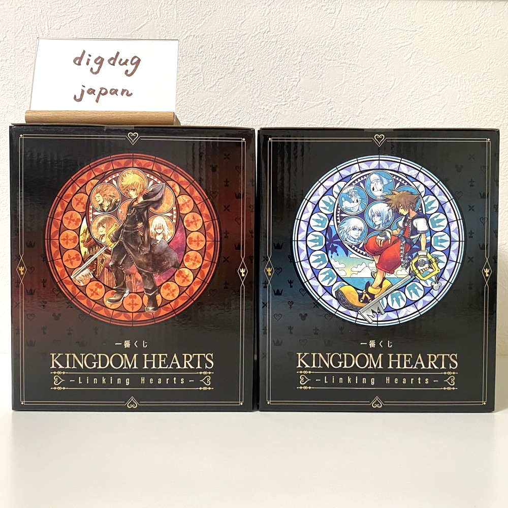 KINGDOM HEARTS Linking Hearts Sora Roxas Statue Figure Set Ichiban