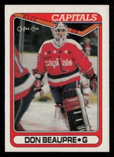 Don Beaupre 1990-91 O-Pee-Chee #253 Washington Capitals