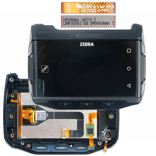 Touch Screen +LCD Display with Front Cover Digitizer for Zebra WT6000 WT60A0 - 第 3/8 張圖片