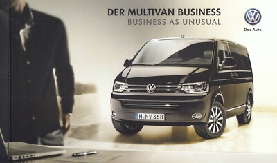 VW VOLKSWAGEN BUS T6 BUSINESS Prospekt Brochure plus Preisliste 2013 M 