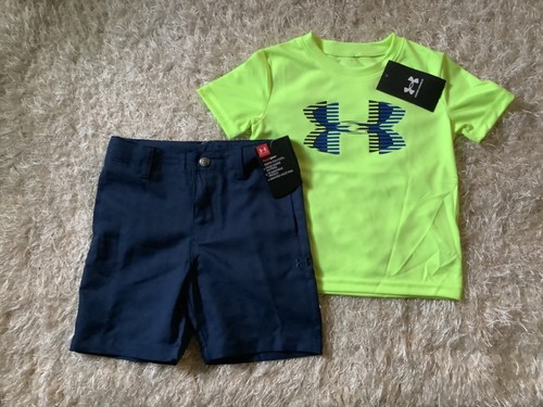 Toddler boys Under Armour tshirt \u0026 navy 