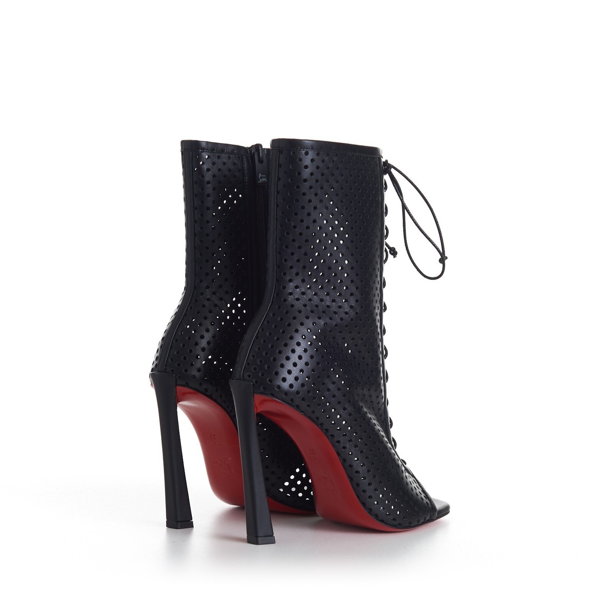 CHRISTIAN LOUBOUTIN 1395$ Black Open Condoray Booty 100mm