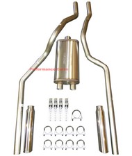Truck Dual Exhaust W Magnaflow 22 Fits 99-08 Chevrolet Silverado Gmc Sierra Truck Dual Exhaust W Magnaflow 22 Fits 99-08 Chevrolet Silverado Gmc Sierra