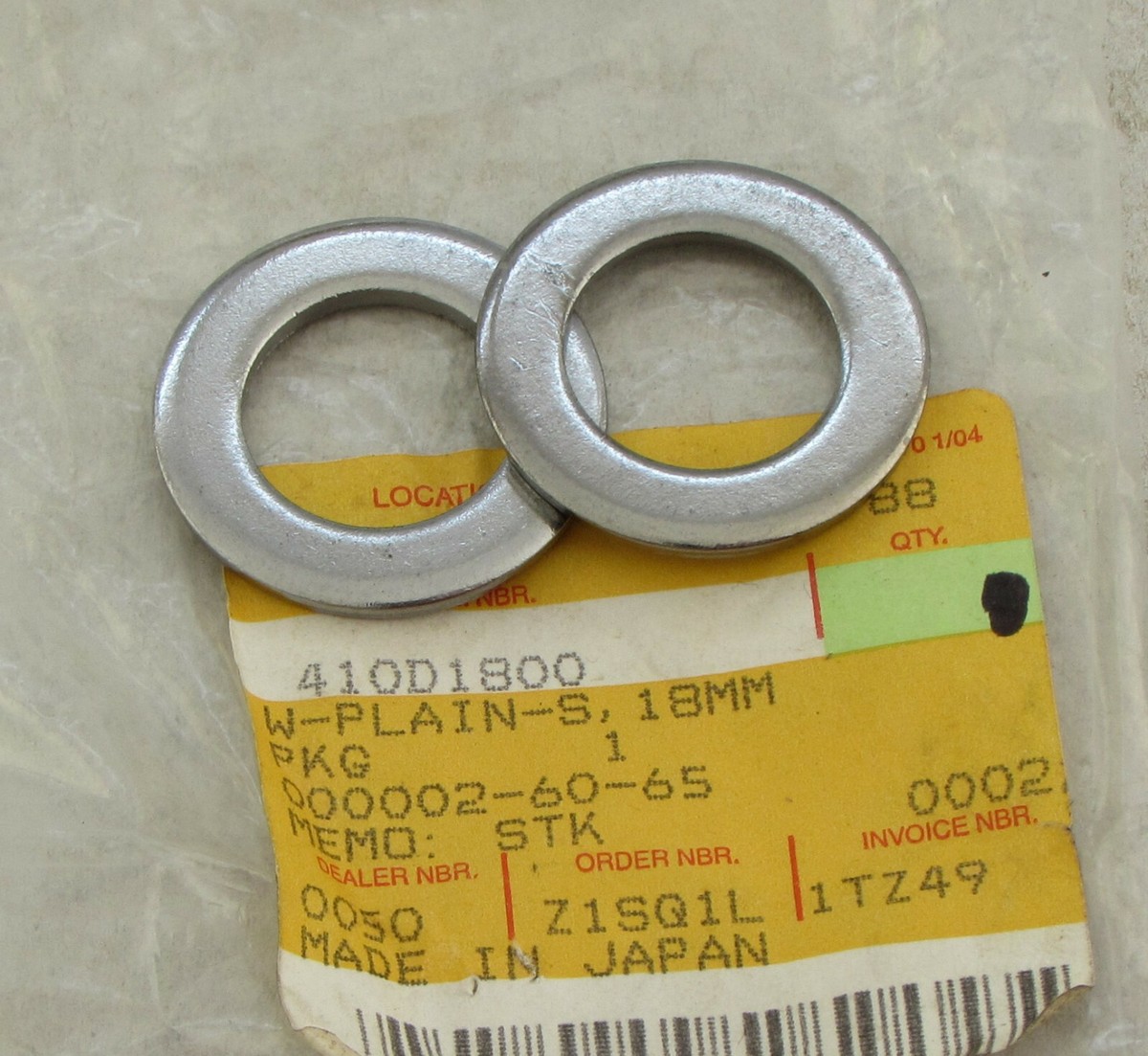 Kawasaki Washer 19x32x2.6 (set of 2) for ZX750 ZX600 ZX900 ZX1100