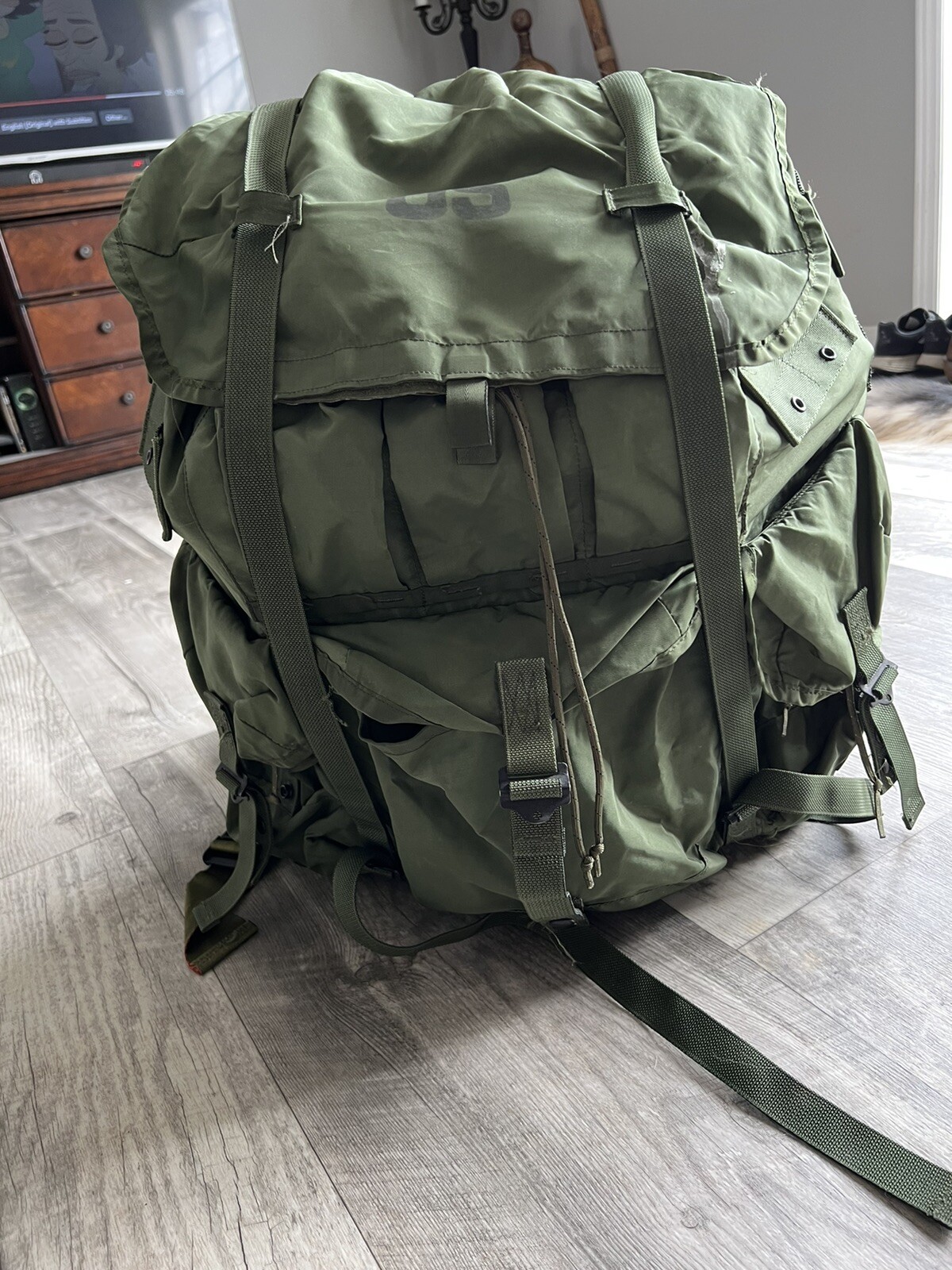 Alice Rig And Ruck large ALICE ruck with frame US military Surplus | eBay